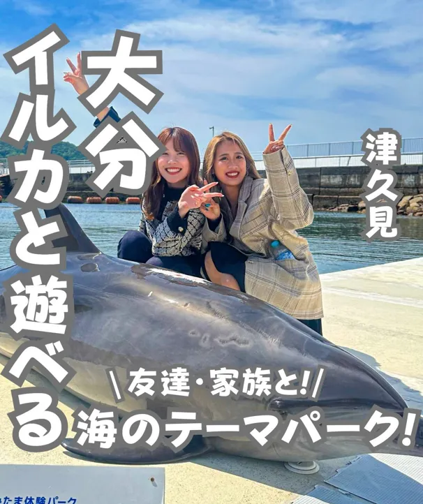 📍大分県『九州でここだけ!イルカと泳げる海のテーマパーク🐬』