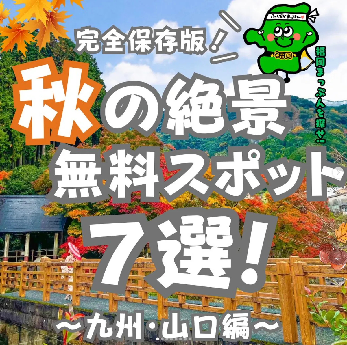 完全保存版‼️秋の絶景無料スポット🍁🍂
